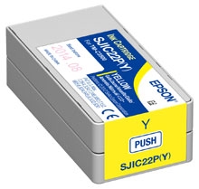 Epson SJIC22P(Y) Yellow replacement ink cartridge