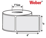 4" x 6" Direct Thermal Labels - 1" Cores