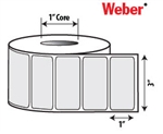 3" x 1" Direct Thermal Labels - 1" Cores