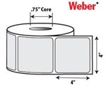 4" x 4" Direct Thermal Labels - .75" Core