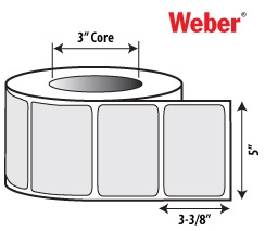 5" x 3-3/8" Thermal Transfer Labels