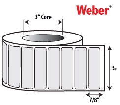 4" x 7/8" Thermal-Transfer Labels