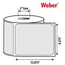 8.375" x 13.875" Film C6500 Inkjet Labels