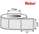 2-1/2" x 4" Thermal-Transfer Labels