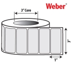 3" x 1" (6" OD) Thermal Transfer Labels