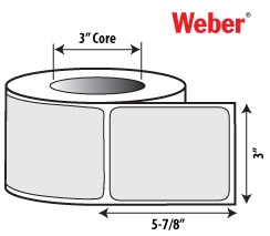 3" x 5-7/8" Thermal Transfer Labels