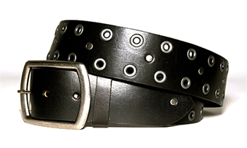 Rivets & Grommets Belt - Black