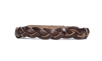 Brown Leather Braid Bracelet