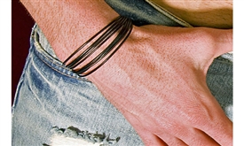 8 Strand Leather Cord Bracelet