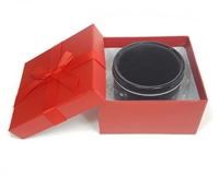 MEDIUM Red Gift Box With Black Gift Tin
