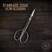 Forged Stainless Steel Refining Scissors: Standard Issue SLIM