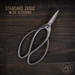 Forged Stainless Steel Refining Scissors: Standard Issue WIDE