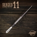 CUSTOM Stainless Steel FLATHEAD Tweezers: Series 11 (Needle Removal)