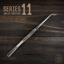 American Bonsai Stainless Steel Angled Tweezers: Series 11
