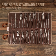 Forged Stainless Steel Series 7 & Standard Issue Set & Tool Roll: 20 Piece