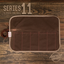 American Bonsai Series 11 Waxed Canvas Tool Roll: 5 Slots