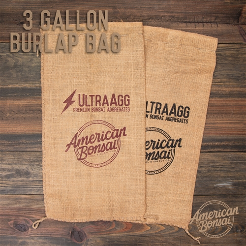 American Bonsai Burlap Bags - 3 Gallons