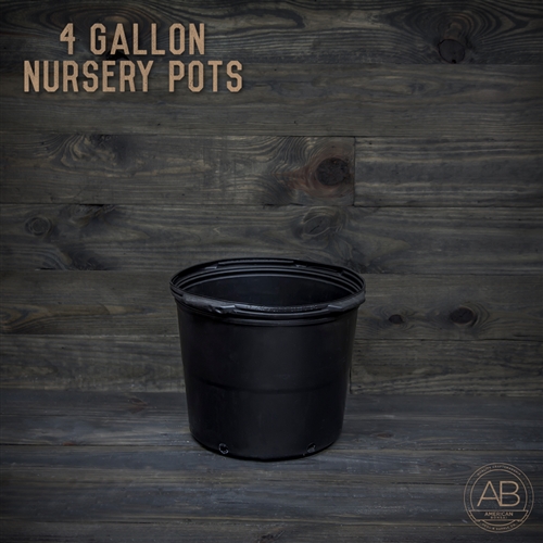 American Bonsai Plastic Nursery Pot: 4 Gallon