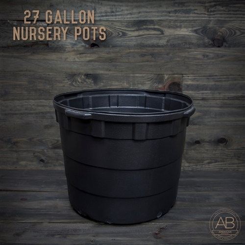 American Bonsai Plastic Nursery Pot: 27 Gallon