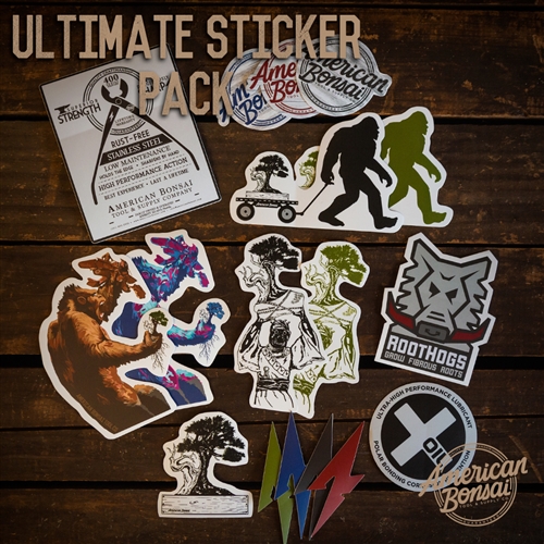 American Bonsai Ultimate Sticker Pack (17 Pcs)