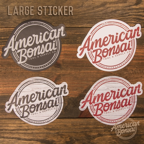 American Bonsai Large Sticker