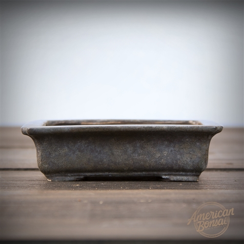 "Aged Steel" Hand Made Bonsai Pot