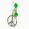 Peace Sign in Envious Emerald
