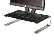 Redmond Monitor Stand, 14 5/8 x 11 x 4 1/4, Black/Gray/Silver