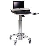 Laptop Cart with Laptop Riser and Mouse Tray