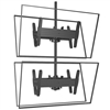 FUSION Quad Vertical Ceiling Mount for Displays up to 125 lbs.