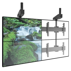 FUSION Large Quad TV Ceiling Mounts (2-over-2) for Displays up to 125 lbs.