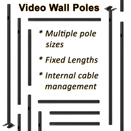 Video Wall Poles, Cut to Fit by Atdec