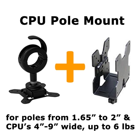 CPU VESA Mount for 1.65 to 2 inch Poles