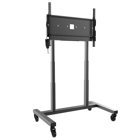 Motorized Height Adjustable Monitor Cart