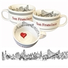 San Francisco Soup or Cappucino Oversized Mug by SF Mercantile