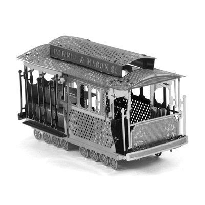 Metal Earth San Fancisco Cable Car 3D Model Kit