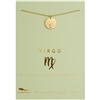 Lucky Feather Virgo Zodiac Necklace