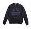 Minimal Bridge Color Crewneck Sweatshirt Black by Culk