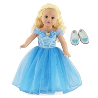 18-inch Doll Clothes - Fabulous Cinderella Inspired Ball Gown - fits American Girl ® Dolls