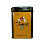 organic wild blueberry tea tins