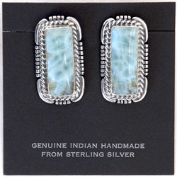 Larimar Earrings 060