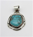 Turquoise Navajo Pendant