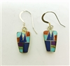 Multistone Inlay Earrings