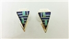 Lapis Lazuli and Turquoise Inlay Earrings