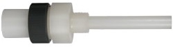 Injection Quill with Check Valve, 1/2" NPT, PTFE