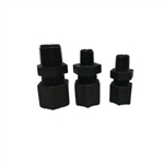 3/8 Inch Black Kynar Tubing Connector