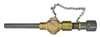 1" Standard Brass Body Retractable Corp Stop with CPVC Wetted Diffuser