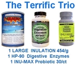 Terrific Trio Complete Digestive Health Supplement Package Deal