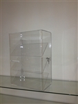 Acrylic Three Slanted Shelf Display Case