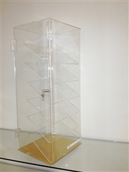 Acrylic Six Slanted Shelf Display Case